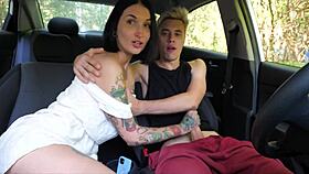 Fucked gorgeous Keoki in the car and came in her mouth!