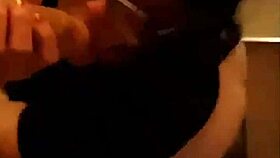 subtle deepthroat blowjob with monster cock close up