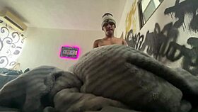 I'm Sharing the Bed with Her - Cum Challenge Edition