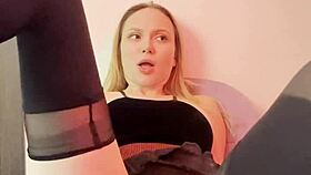 Inserting Big Toy Plug into Tight Ass First Time Painful Pleasant