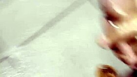 Masturbating dirty in the gym bathroom for first time pleasure