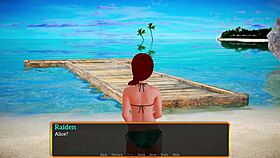 ALICE IN A NICE SEXY BIKINI MY NEW FAMILY PART 55