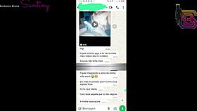 i talked to the big black cock guy on whatsapp, setting up an encounter for my partner to get fucked by him