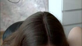 Sucking him off intensely and swallowing every drop of cum after finishing the job