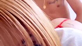 Blonde Venezuelan College Girl's Live TikTok Fuck