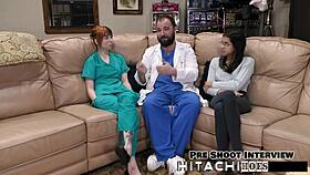 Ditria Rose Moans During Backstage Masturbation