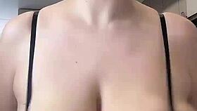 Bored Housewife Flaunts Big Natural Tits