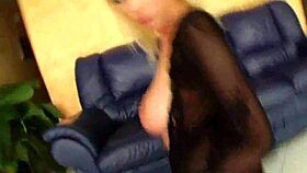 Alexa fingering her perfect pussy lips and big tits