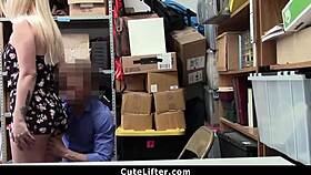 Blonde Caught Fucked