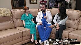 Ditria Rose Moans During Backstage Masturbation