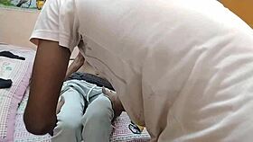 Indian babe dimple arranges bedroom quickie with boyfriend