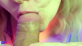 Sensual Blowjob Close-Up Creampie