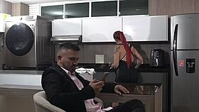 Latina Milf With Huge Tits Gets Fucked By Her Boss For A Raise