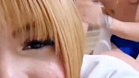 Blonde Venezuelan College Girl's Live TikTok Fuck