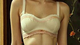 Lingerie models in flower panties!