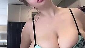 Bored Housewife Flaunts Big Natural Tits