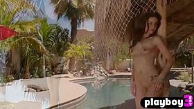 Milf's Small Tits Exposed in Sexy Outdoor Posing