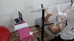 Amateur In Miniskirt Gets Examined With Intense Sex By Gynecologist