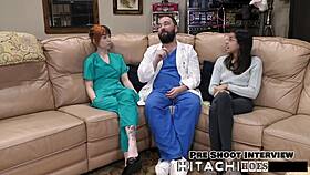 Ditria Rose Moans During Backstage Masturbation