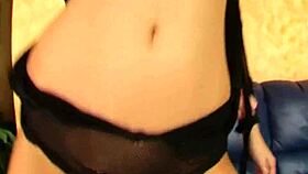 Alexa fingering her perfect pussy lips and big tits