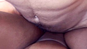 i fuck sexy teen ebony babe in sensual doggy and cum on pussy