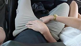 Asian babe drinks 1 month creampie of a plate ️