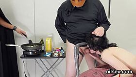 slutty chick was brought in anal hole assylum for painful treatment