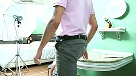 Stunning trans model Gaby Moura gets ass pounded and creampied