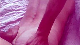 close-up open ass and wet holes in pov with stockings and lingerie