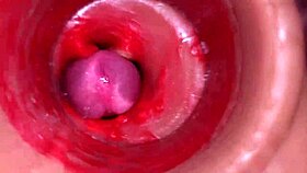 camera in vagina cervix pov creampie fucking breed me