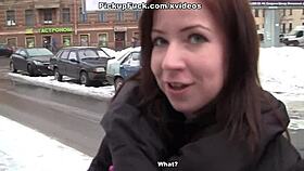 i filmed this reality outdoor secretary pickup in public, scene 2