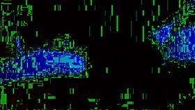 ebony babe sucks cock in blue room