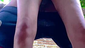 Sensation of interacting with neighbor's wife in backyard garden