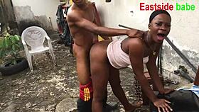 My landlord daughter insisted for hardcore banging outdoor fucked with ebony bbc and chubby