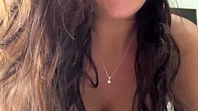 Beautiful Middle Eastern Amateur Rides Giant Dildo Hard! Squirts And Cums!