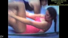Detailed Mixed Wrestling Match With Catfight And Fight Scenes