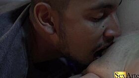 Blonde Milf Watches Black Cock Action