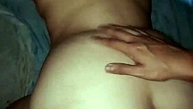 Alison gets bent over for rough doggy creampie