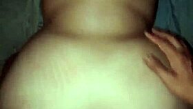 Alison gets bent over for rough doggy creampie