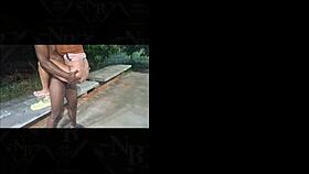 I love big black cocks humiliating me, Bruna Santiny moans.