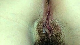 close-up creampie my stepsisters pussy drips after homemade fucking