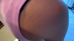 sexy alice giving blowjob to her boyfriend in kitchen and took huge cumload in mouth 🍆💦