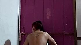 client got embarrassed to record for xvideos and wore a mask