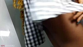 Got Horny While Discussing Beside Bathroom