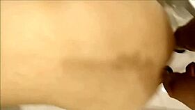 The asian young 18+ sexy babe is sucking my cock at home