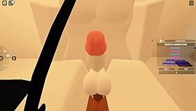 Roblox porn femboy gets treated like a slut with big black cock