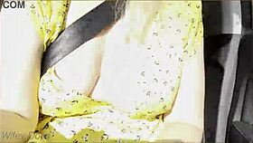 wifey, flash those perfect tits in the car for me