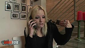 Sweet young blonde with petite body takes deep ass fucking from huge black cock