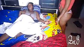 zainab and blacka dive into muff diving and kissing in this lesbian homemade sex scene