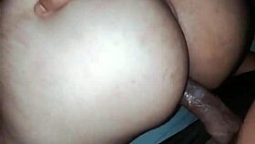 Alison gets bent over for rough doggy creampie